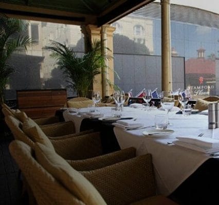 Restaurant in Brisbane Private Dining Balcony